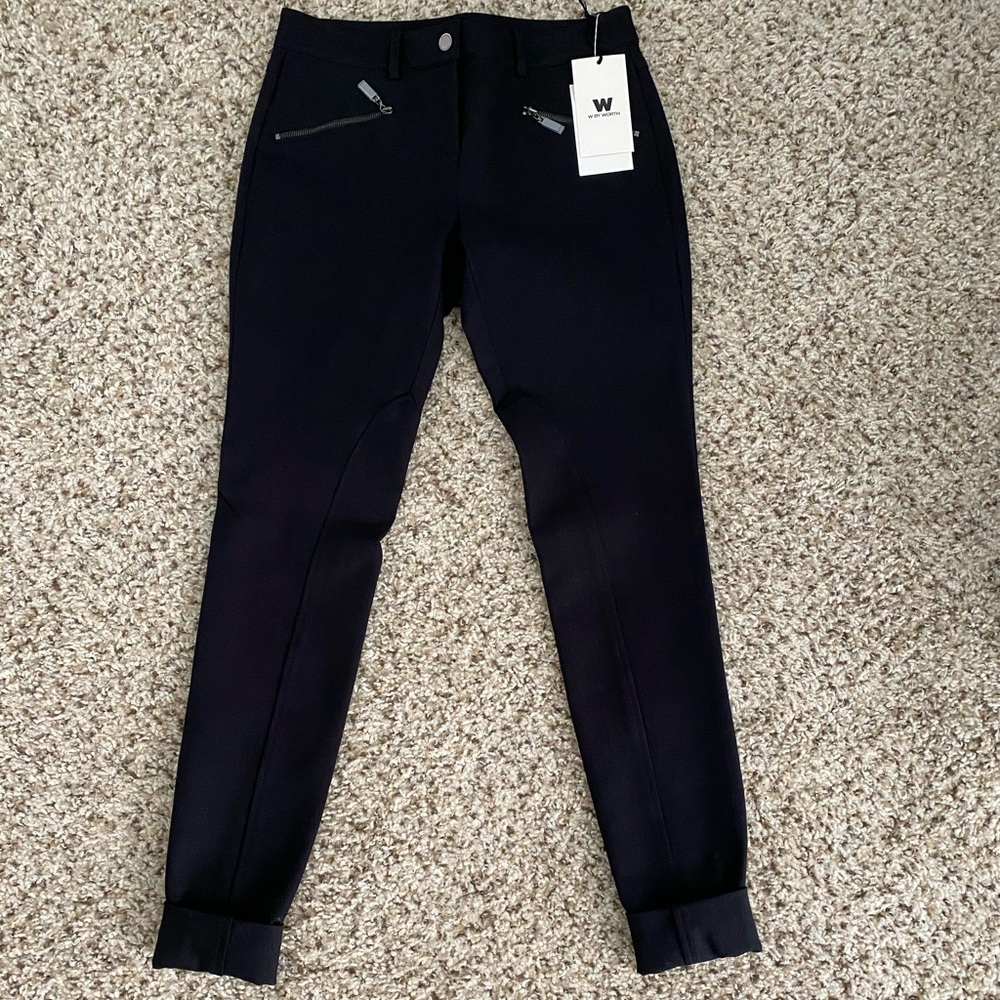 W by Worth black elastic jeggings
